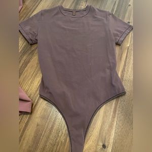 SKIMS Stretch Cotton Jersey T-Shirt Bodysuit